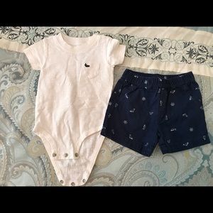 Carter’s 3 piece shorts and sweater set